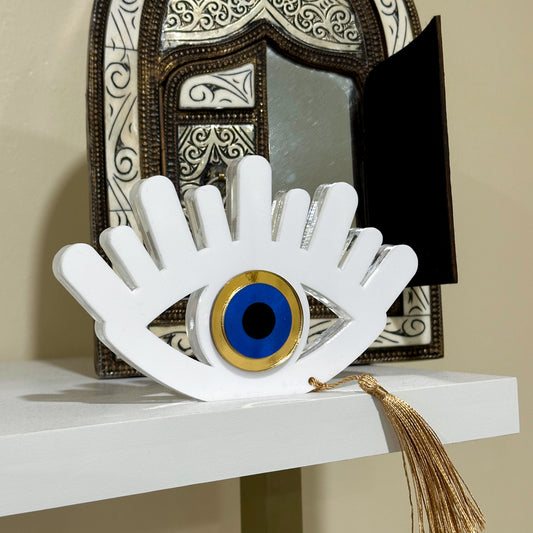 Acrylic Evil Eye Sculpture