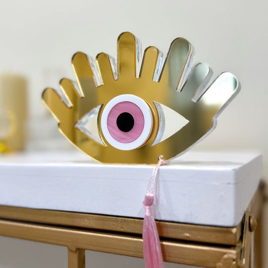 Acrylic Evil Eye Sculpture